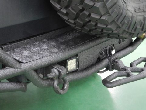 FJクルーザートレイルチームスペシャルEd リアバンパー LINE-X塗装